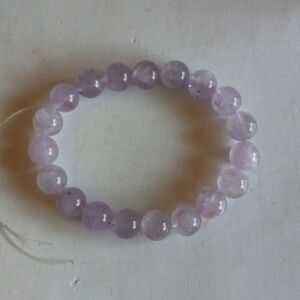Lavender Amethyst Stretch Crystal Bracelet